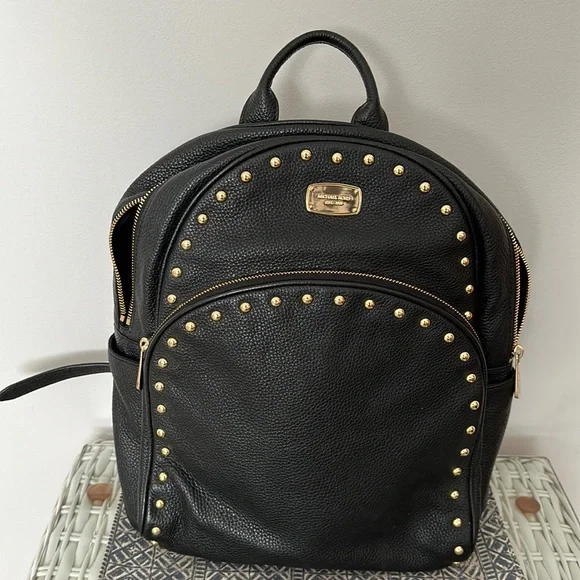 Michael Kors Pebble Backpack Purse Black Michael Kors NWT - Jet Set Black Pebble Leather Backpack  main image 2